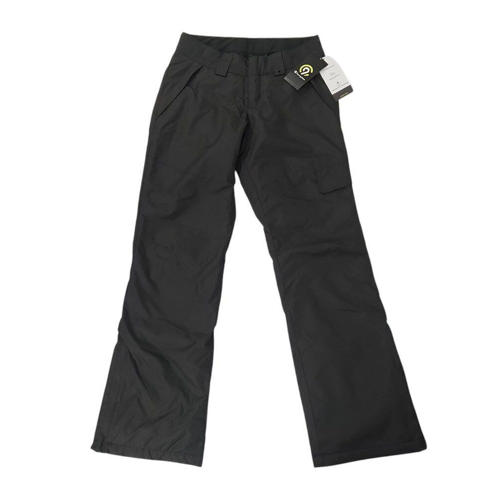 Champion Snow Ski Cargo Pants Juniors XS Black Insulated Ankle Zip Outdoor